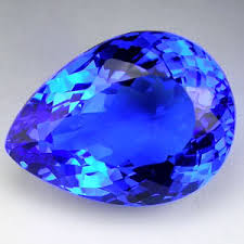 Nano blue sapphire dark pear