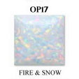 Opal Fire and Snow