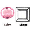 Sim Glass Pink Square