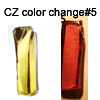 cz color change silver to orange